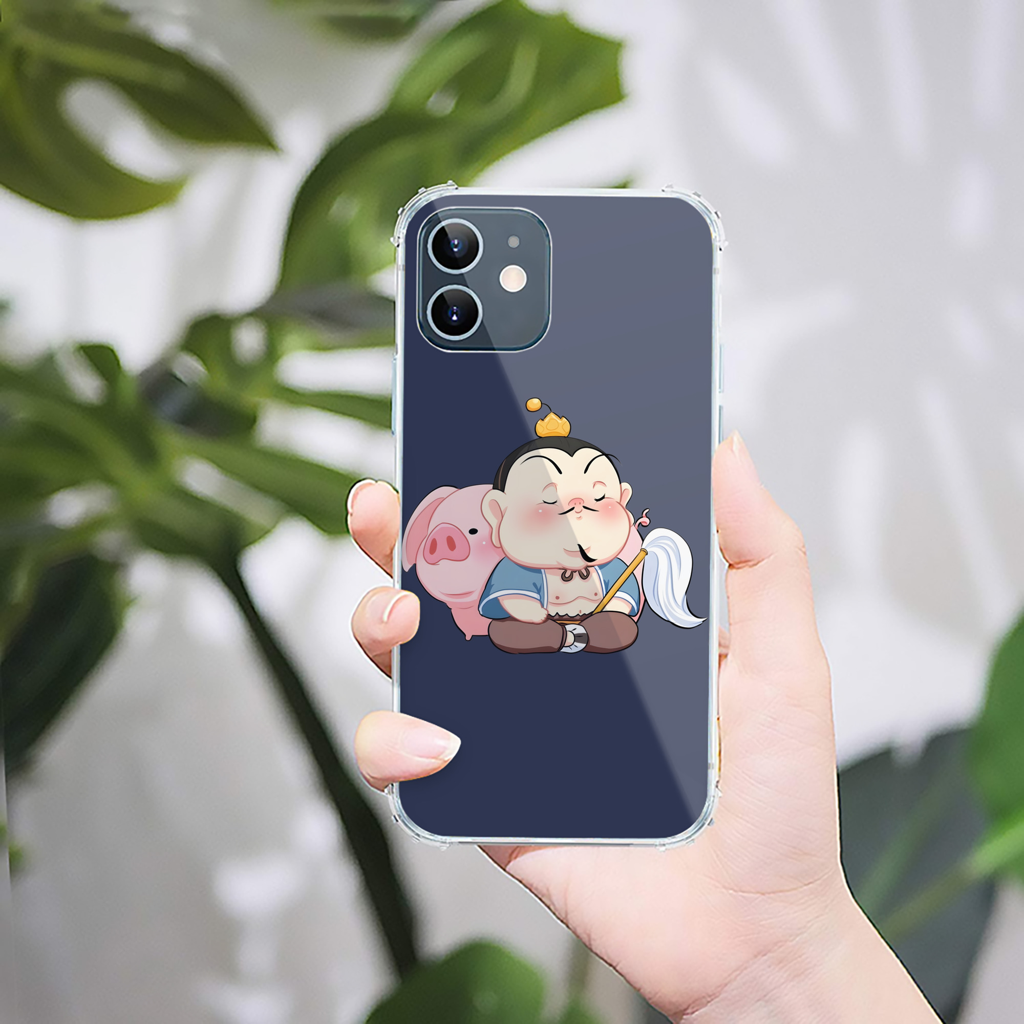 （画像用） Ne Zha 2 ナタ 魔童の大暴れ 【iPhone 12シリーズ対応】透明スマホケース（クリアソフトケース）